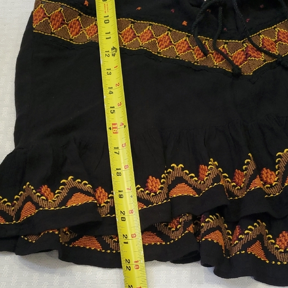 Free People Purple Embellished Tank Top with Tie Front - Picture 13 of 16